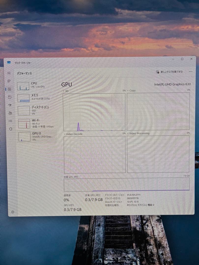 ミニPC HP ProDesk 400 G4 DM / 16GB / SSD512GB