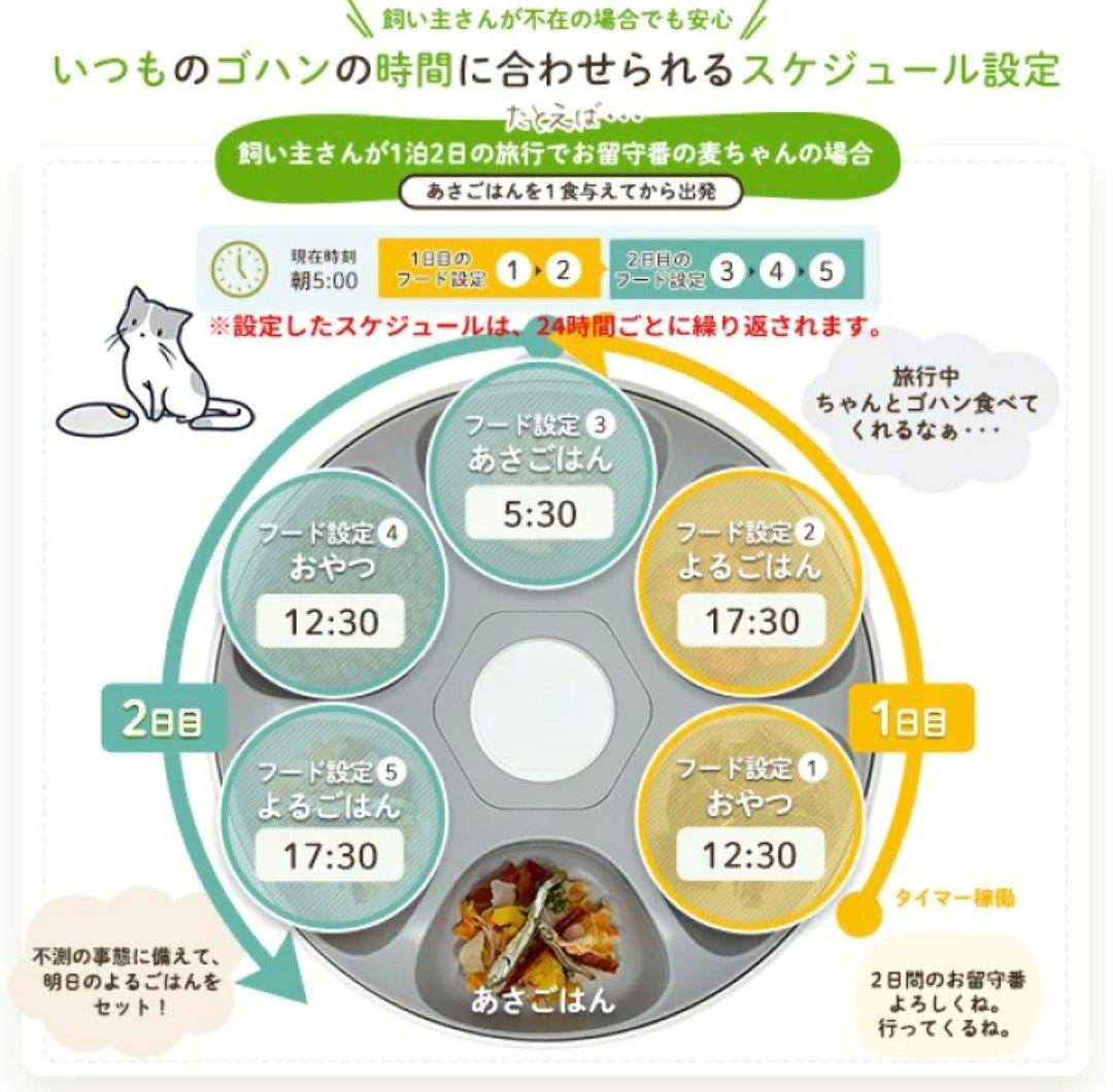 自動給餌器 ホワイト