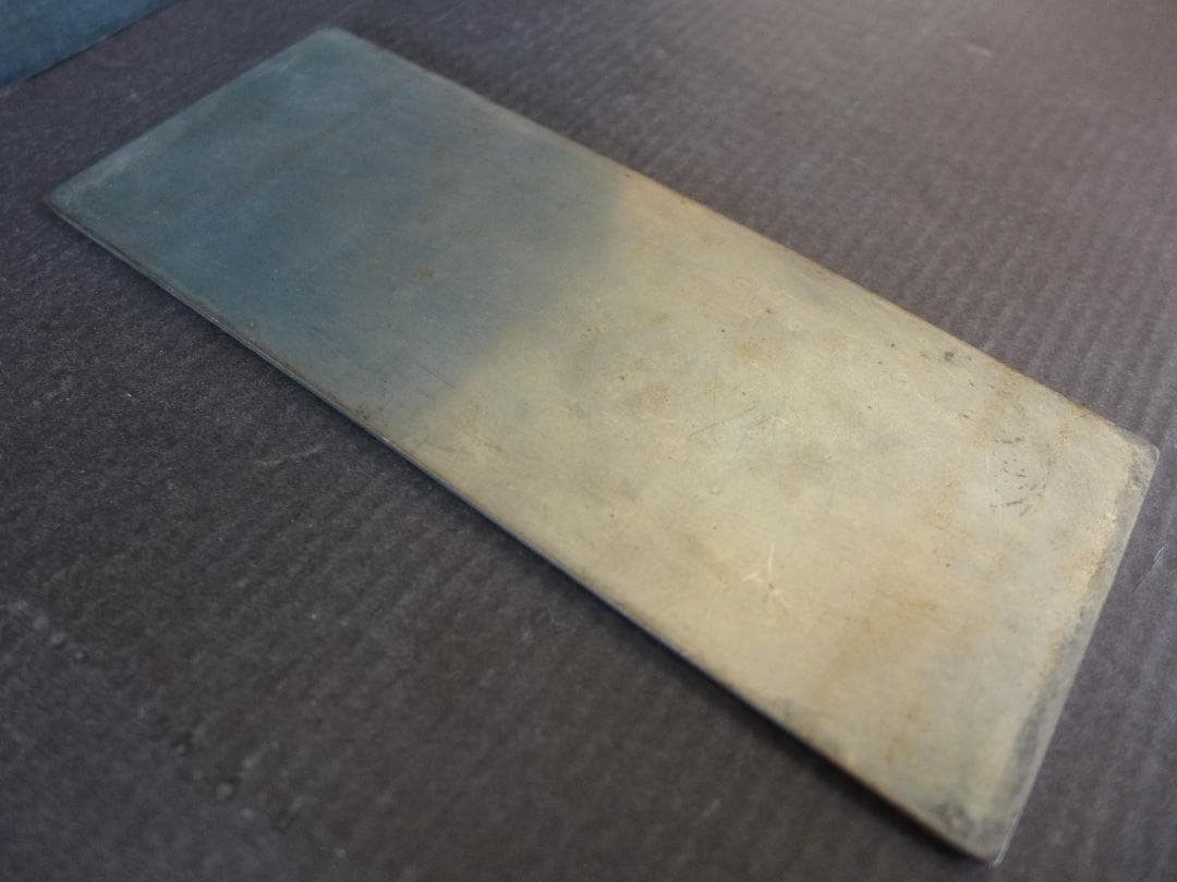 時代物　江戸時代　青銅　鶴2羽と日の出文様　銅鏡 手鏡　柄鏡　金属工芸
