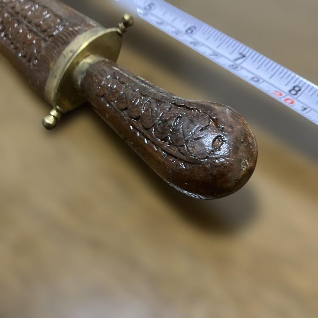 【大幅値下げ！】 彫刻木製ナイフ