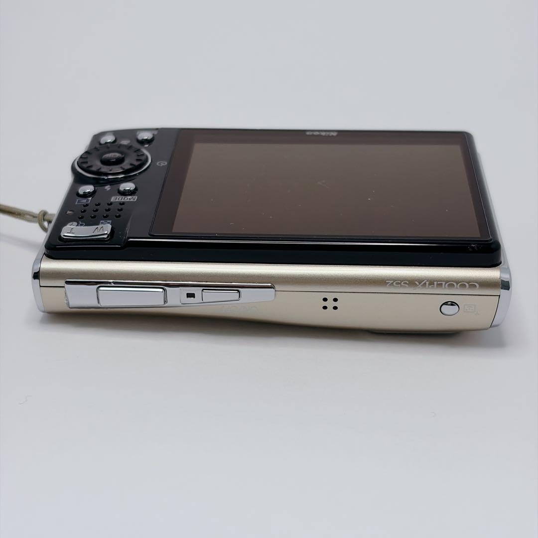 Nikon COOLPIX S52 シャンパンゴールド 動作品 バッテリー箱付
