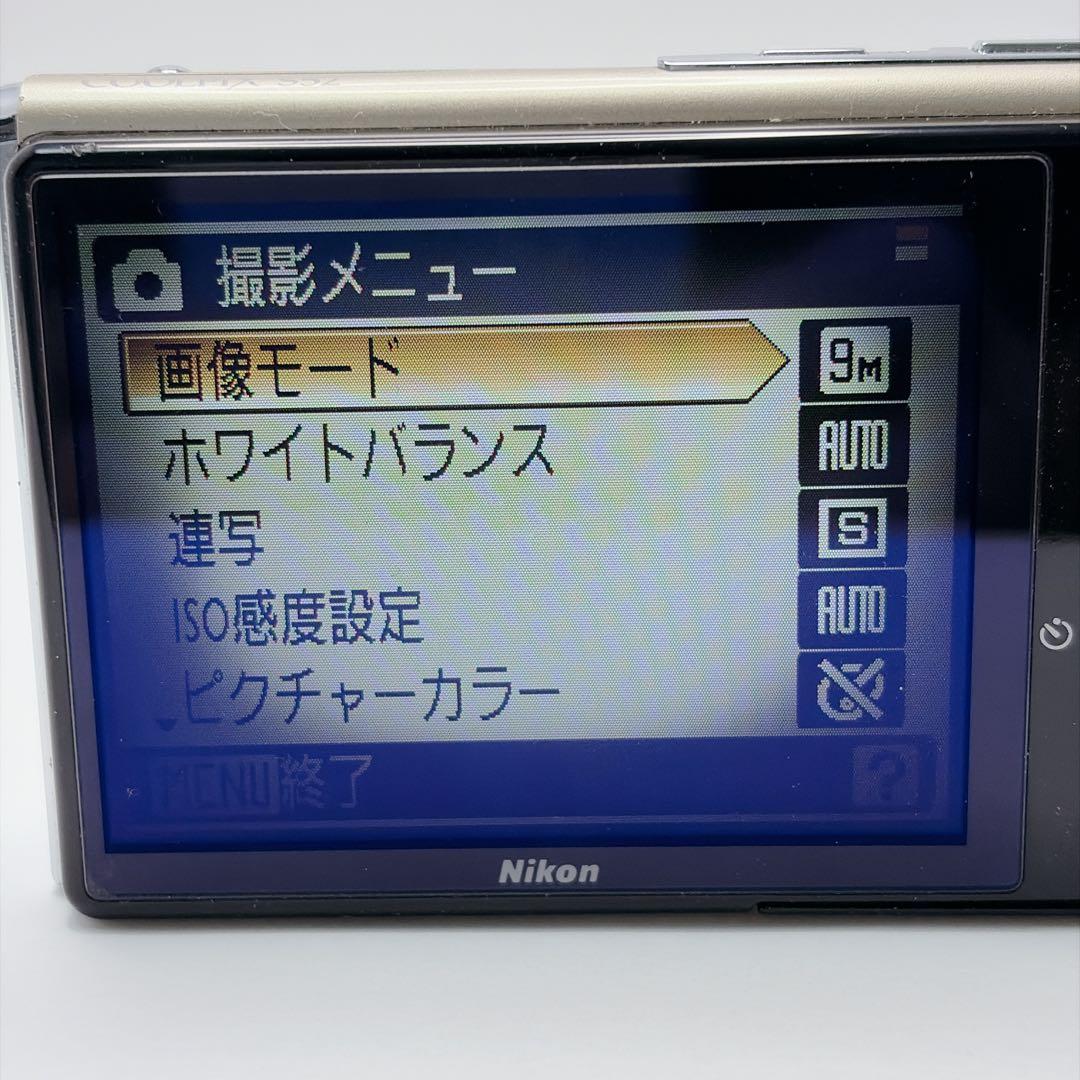 Nikon COOLPIX S52 シャンパンゴールド 動作品 バッテリー箱付