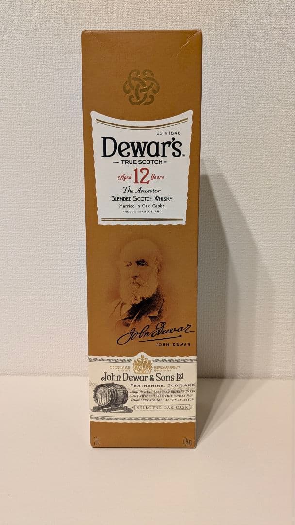 デュワーズ　Dewar's 12年旧ボトル　アンセスターThe Ancestor