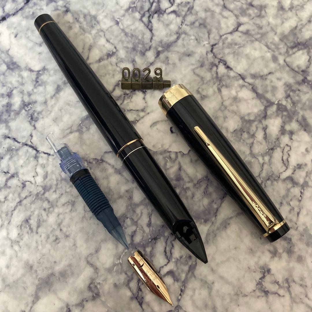 #0029 オーバーホール済み 万年筆 PILOT Elite ロング18k