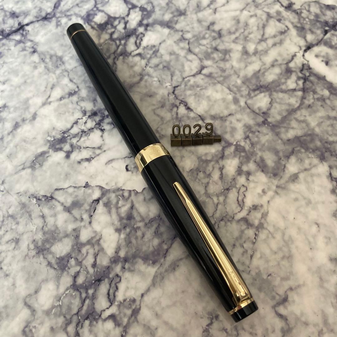 #0029 オーバーホール済み 万年筆 PILOT Elite ロング18k
