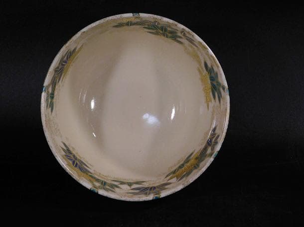 【茶道具　上山　一光　竹林　仁清写　茶碗（共箱）】