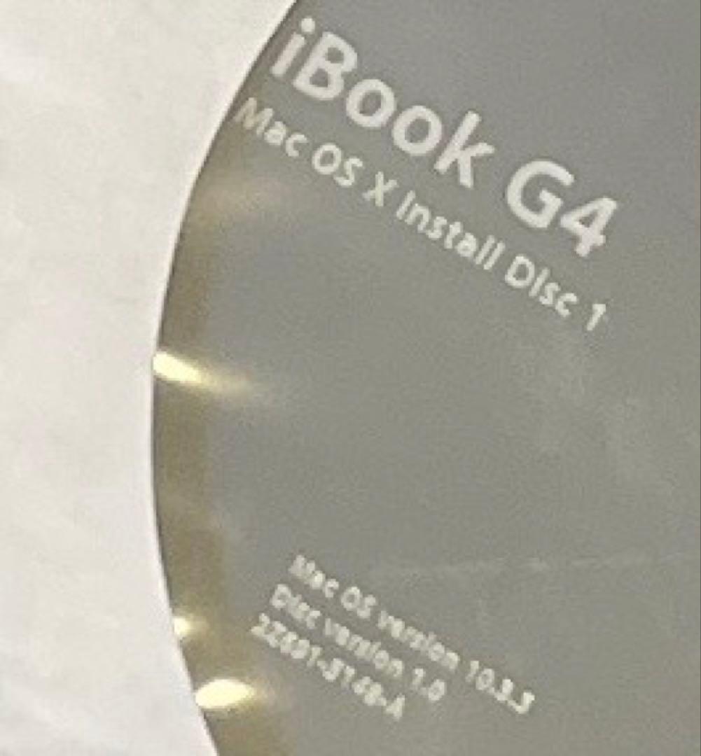 Apple iBook G4 14インチ 本体　OS10.4 Tiger付き