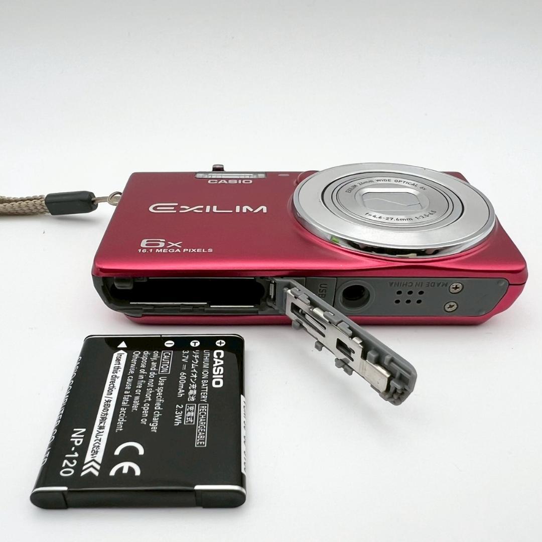 【完動品】CASIO EXILIM EX-ZS29 コンデジ レッド 動作確認済