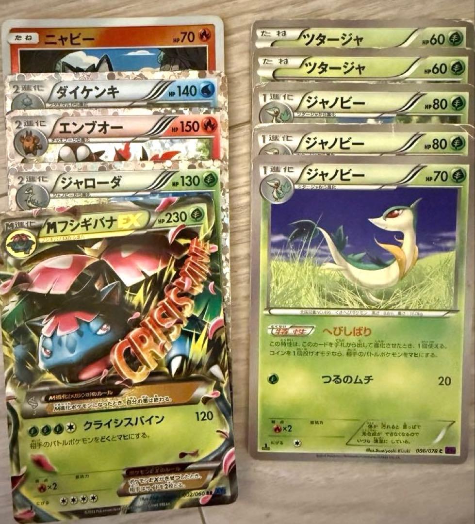 [中古品_使用感あり] ポケモンカードゲーム 30枚　フシギバナ、ミジュマルなど