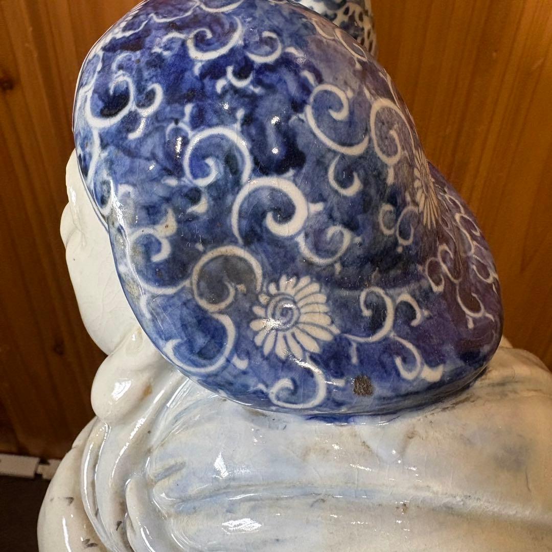 【大黒天 置物】大黒様 米俵 青磁 縁起物 陶器 インテリア