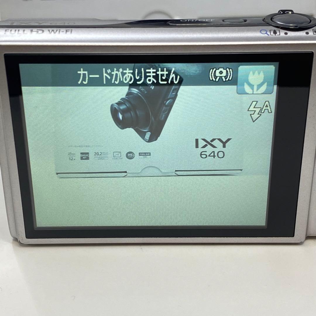 (美品)キヤノン　Canon IXY 640 シルバー　箱付き