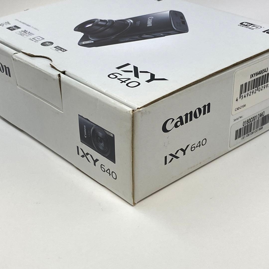 (美品)キヤノン　Canon IXY 640 シルバー　箱付き