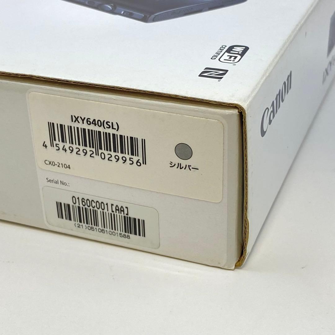 (美品)キヤノン　Canon IXY 640 シルバー　箱付き