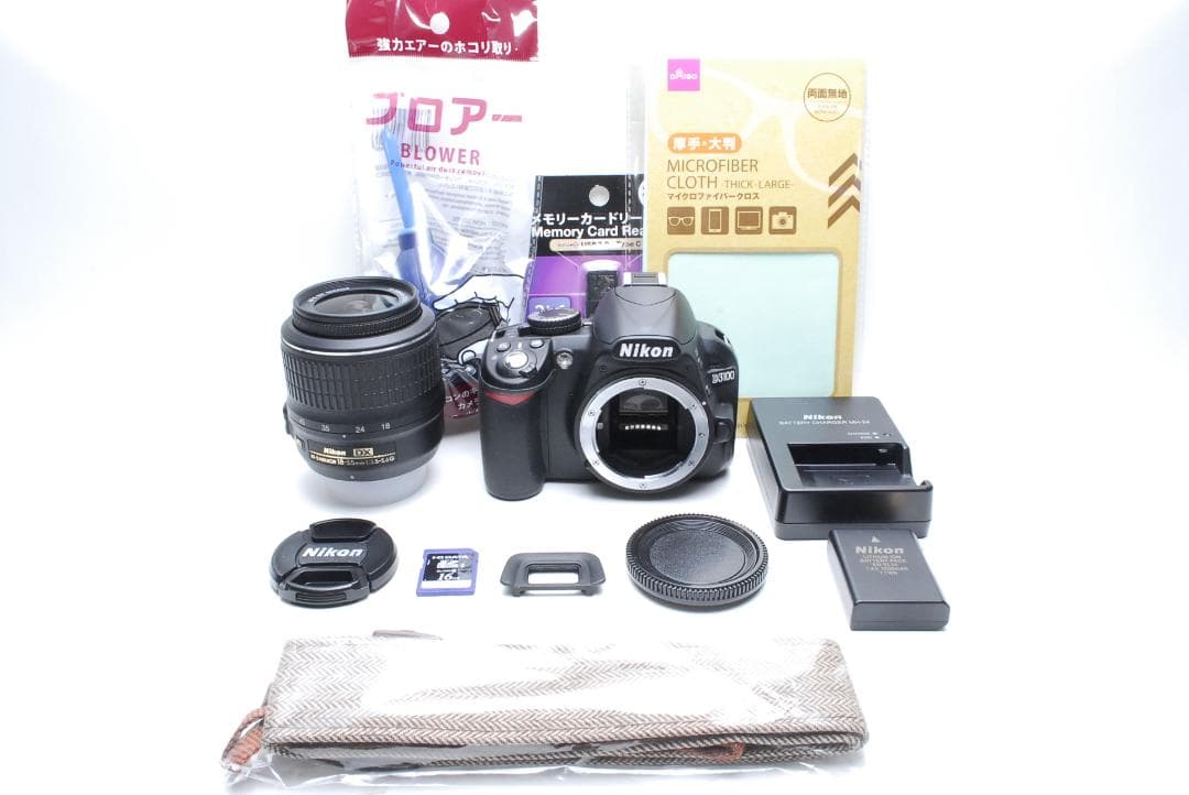 ✨Nikon D3100✨ 一眼レフ 標準レンズセット ショット数1092回