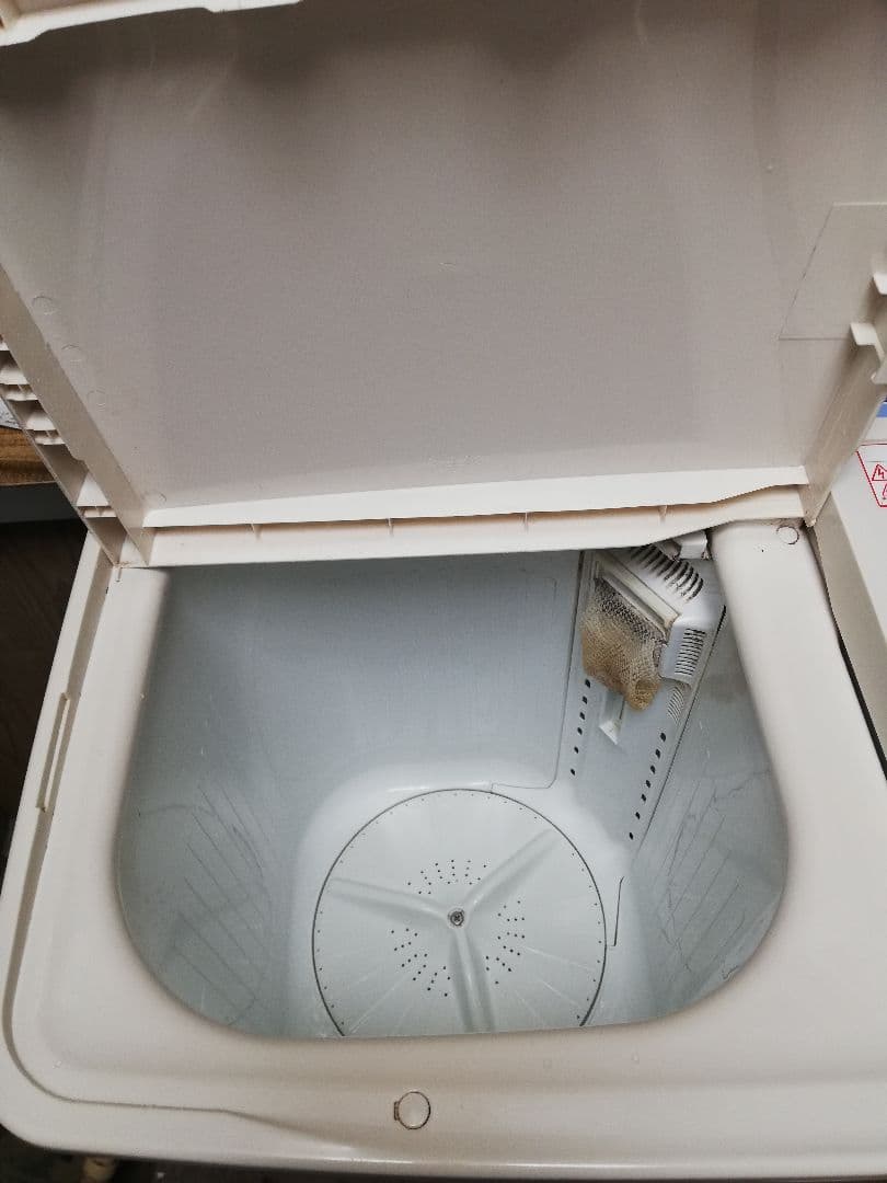 ■洗濯機■ HITACHI 日立 二槽式洗濯機 PS-50AS 青空 / 現状品
