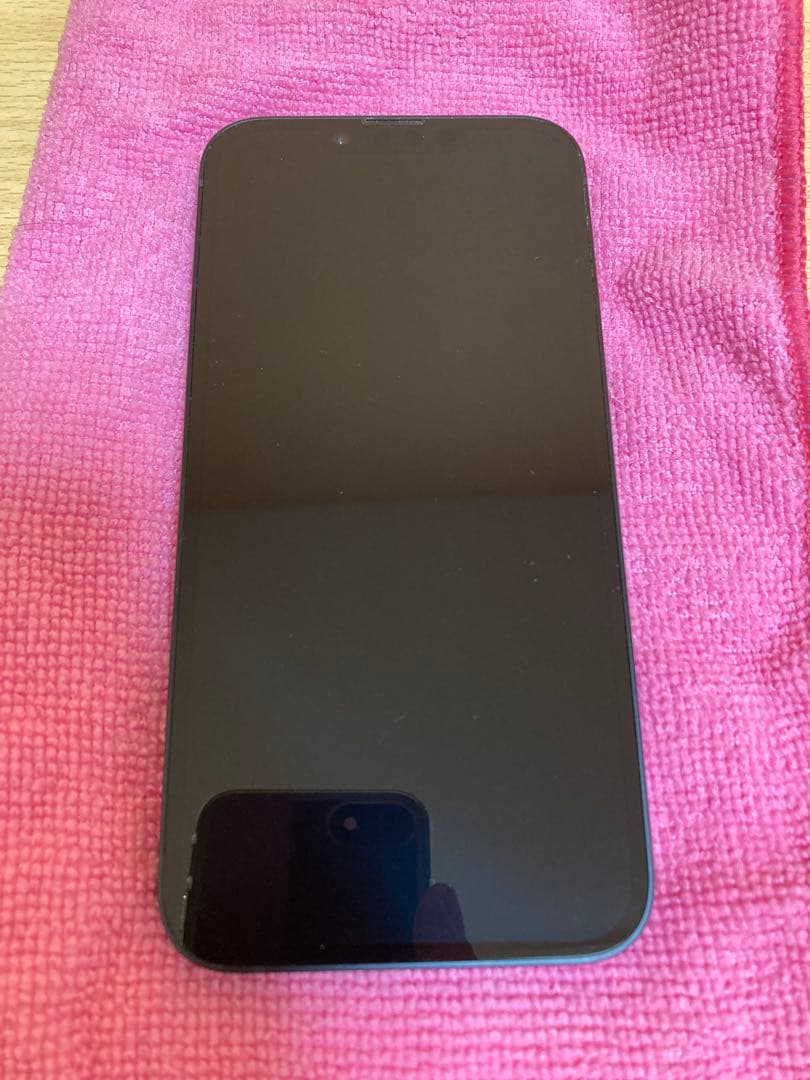 極美品！iPhone14 128GB ミッドナイト 大容量新品バッテリー100%
