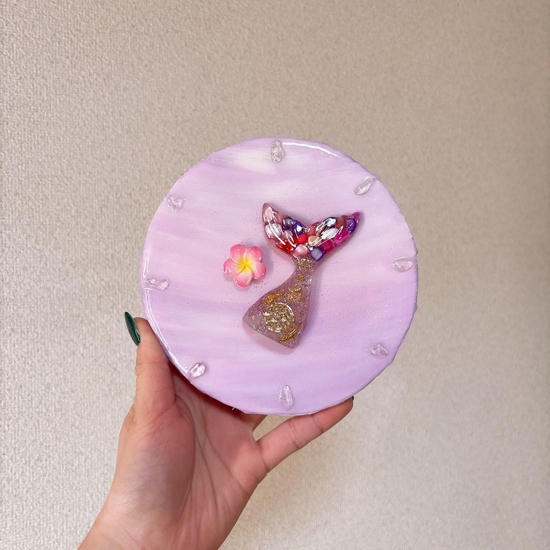 Strawberry Moon 人魚の恋 オルゴナイト レジンアート 射手座満月