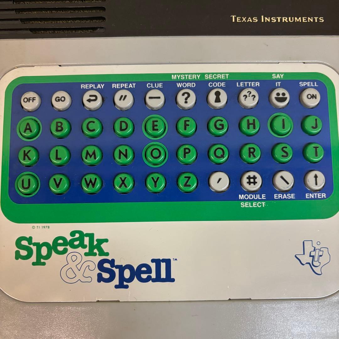 Texas Instruments Speak & Spell スピーク スペル