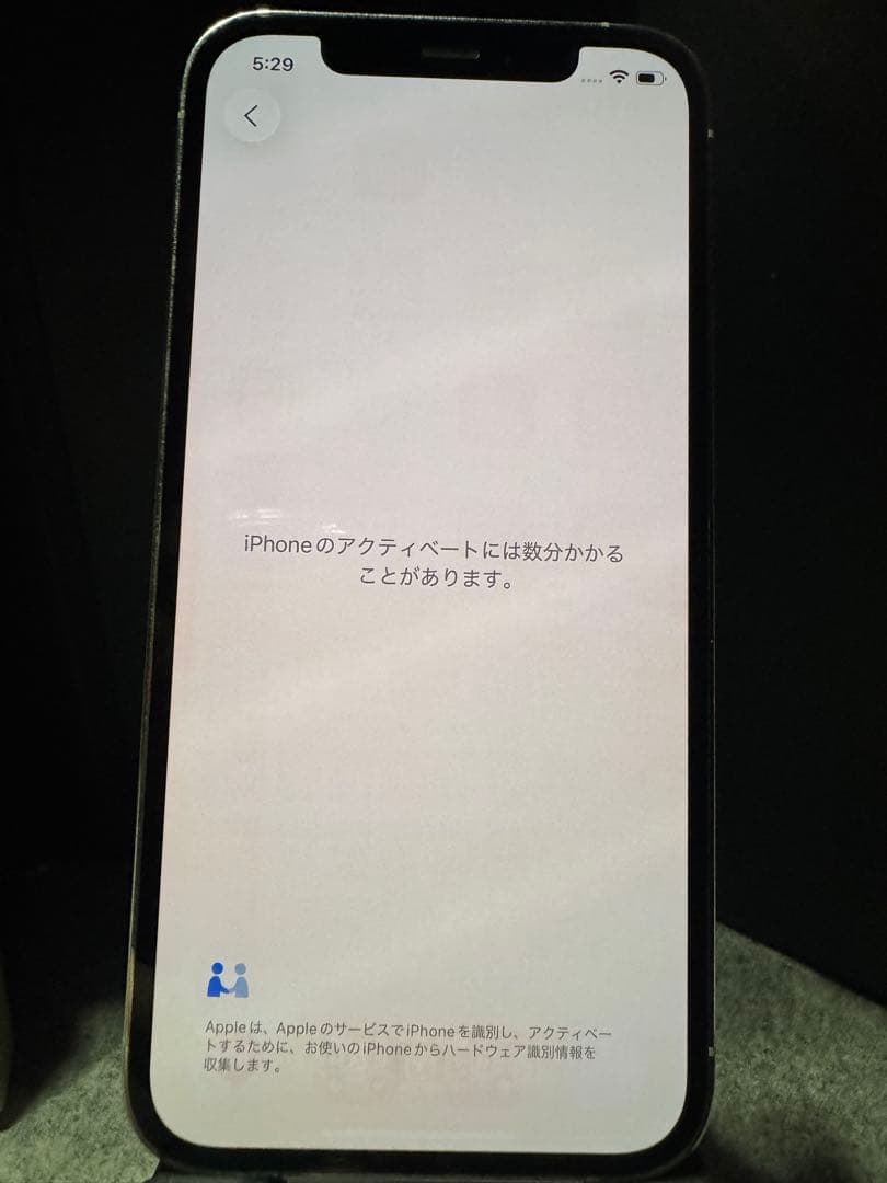 iPhone12 pro 256GB シルバー BT100%, BT正規交換品