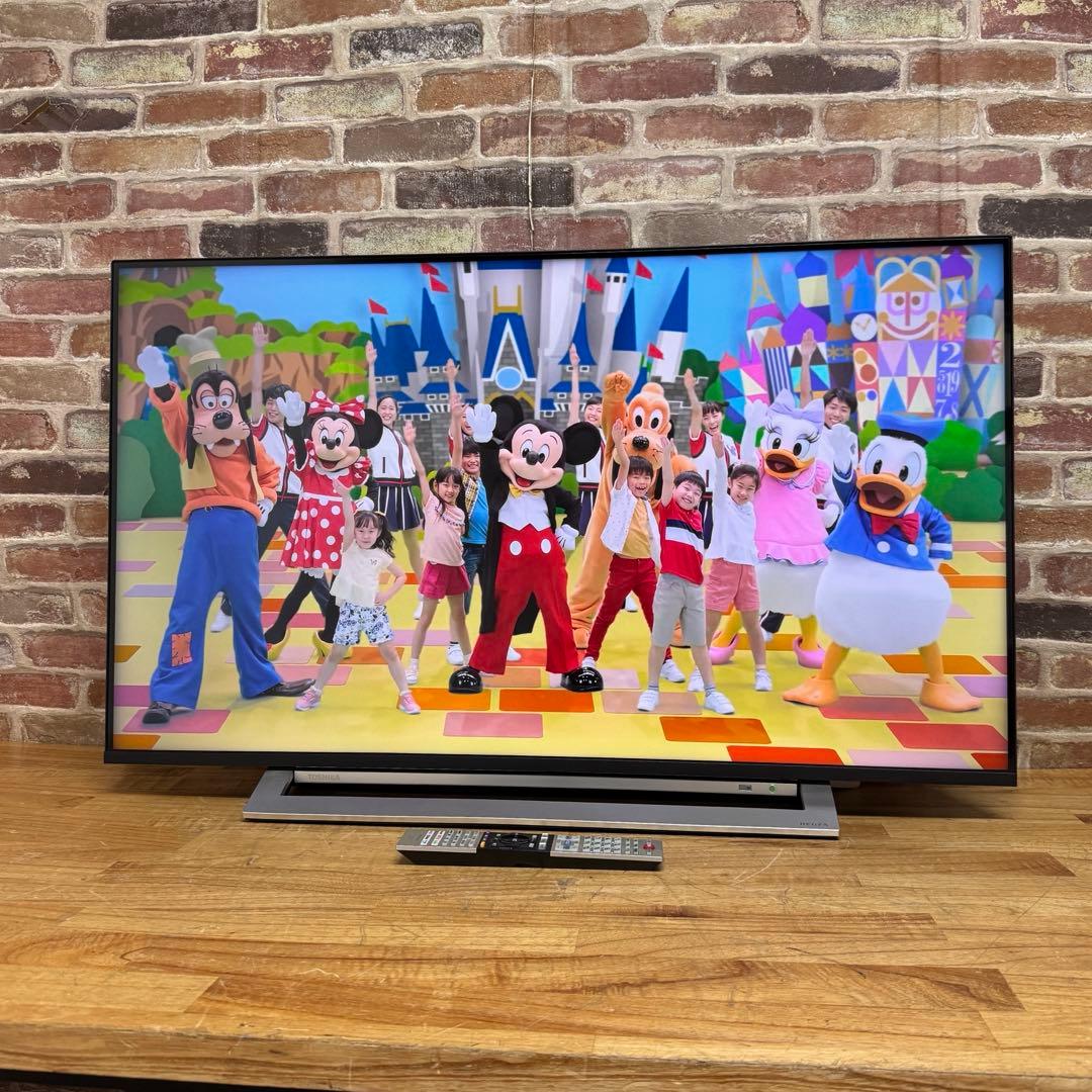 東芝 43V型 4Kチューナー内蔵 液晶テレビ レグザ 43M540X W録画○