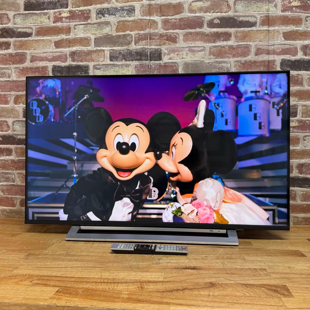 東芝 43V型 4Kチューナー内蔵 液晶テレビ レグザ 43M540X W録画○
