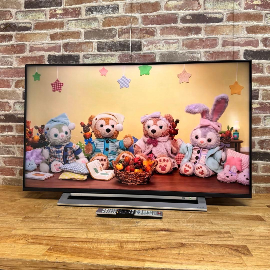 東芝 43V型 4Kチューナー内蔵 液晶テレビ レグザ 43M540X W録画○