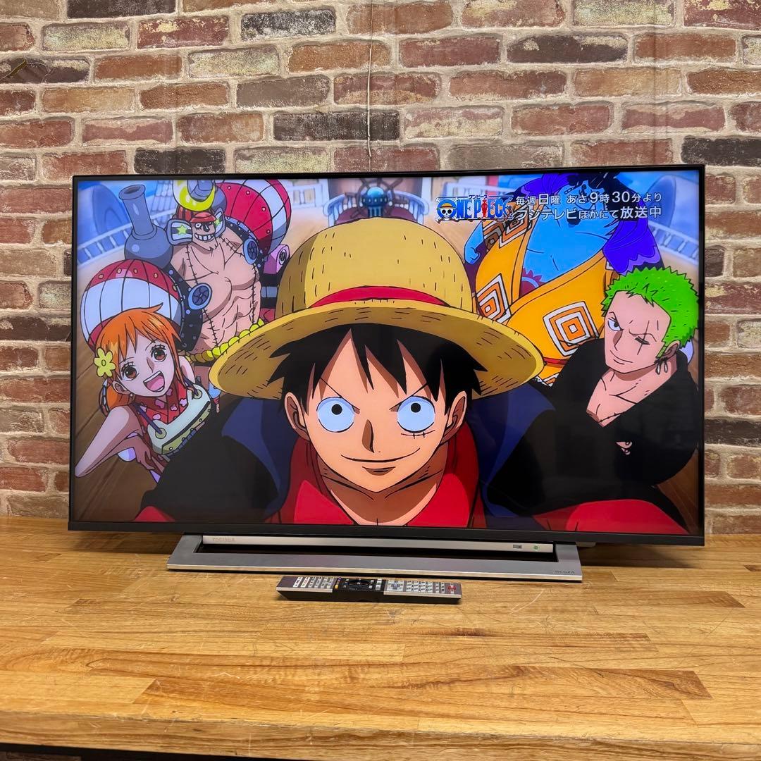 東芝 43V型 4Kチューナー内蔵 液晶テレビ レグザ 43M540X W録画○