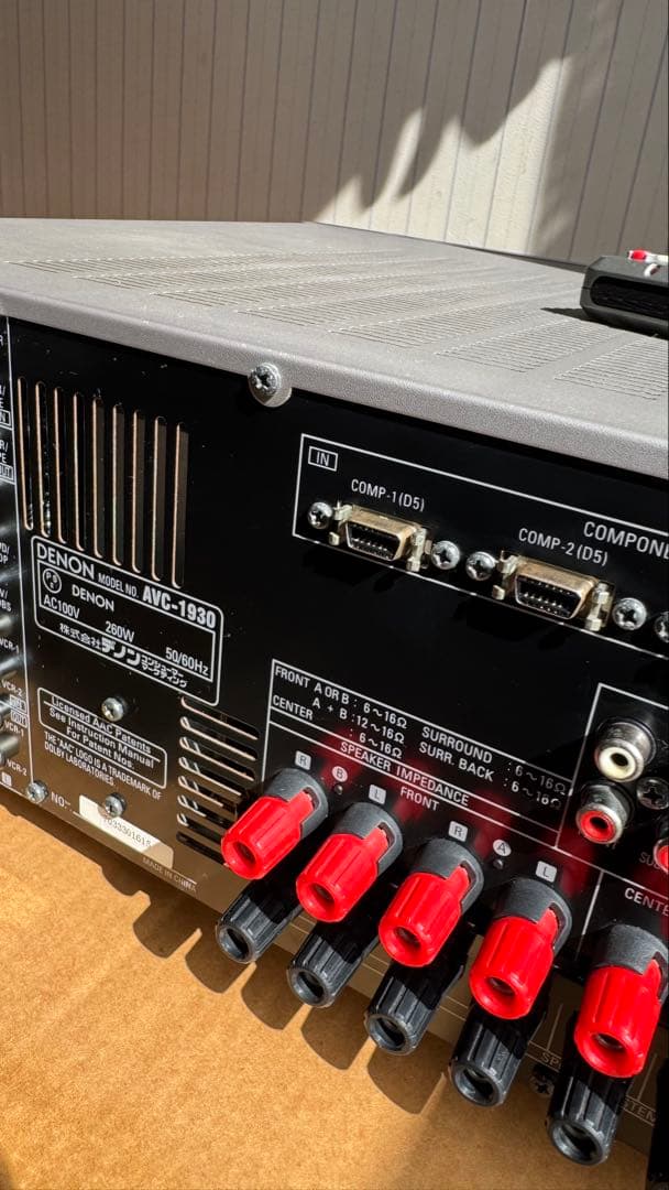 デノン、AVアンプ「AVC-1930」キズ無し、完動品‼︎