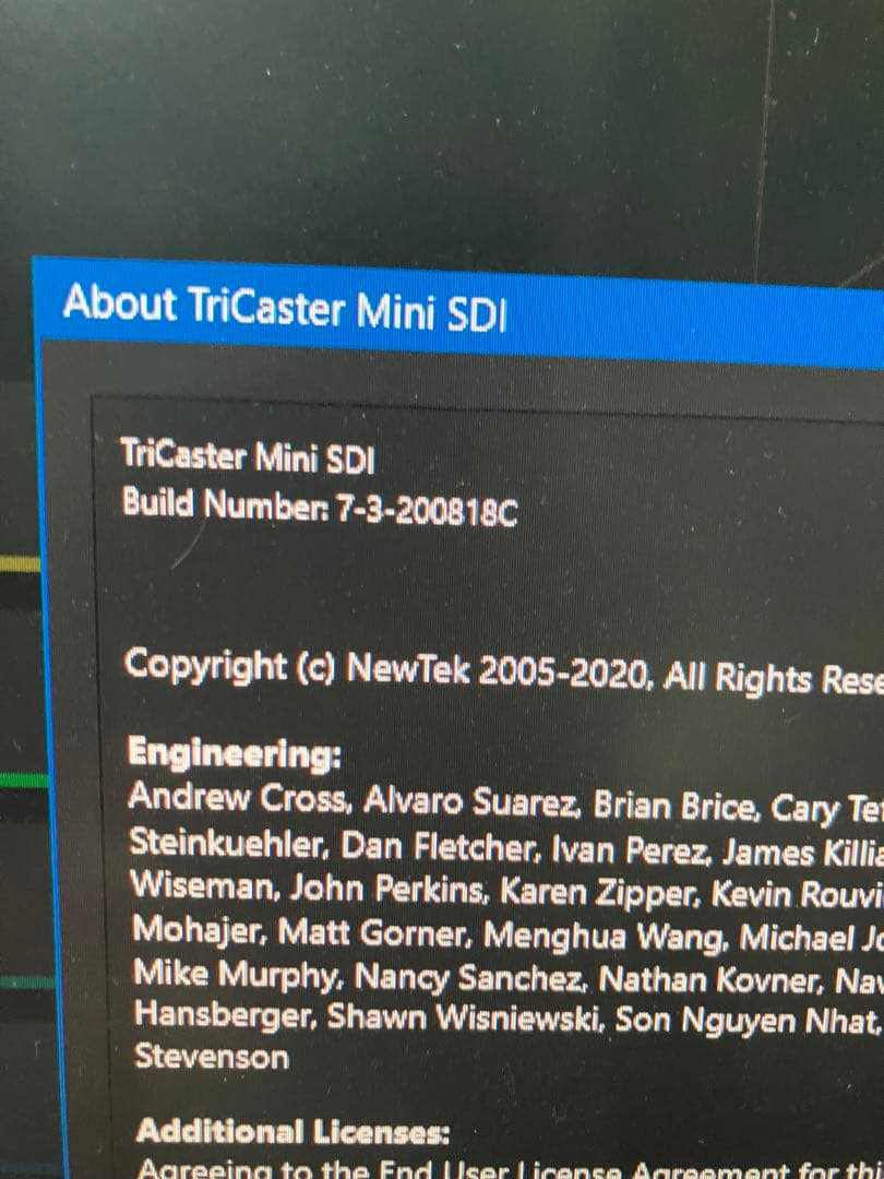 【希少】 TriCaster Mini Advanced R2 SDI