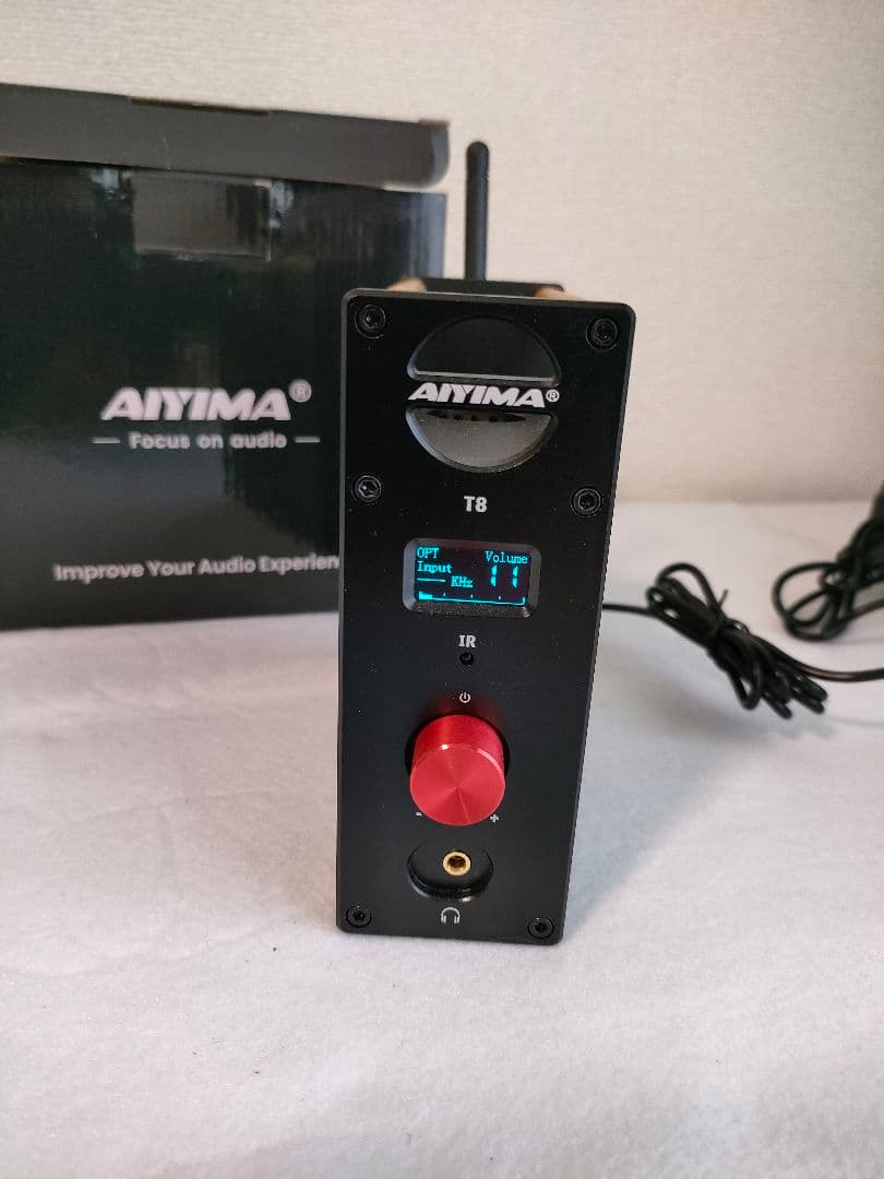 ジャンク AIYIMA T8 真空管アンプ A08 PROパワーアンプ セット