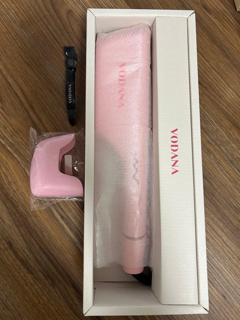 VODANA ウェーブヘアアイロン ピンク32m m