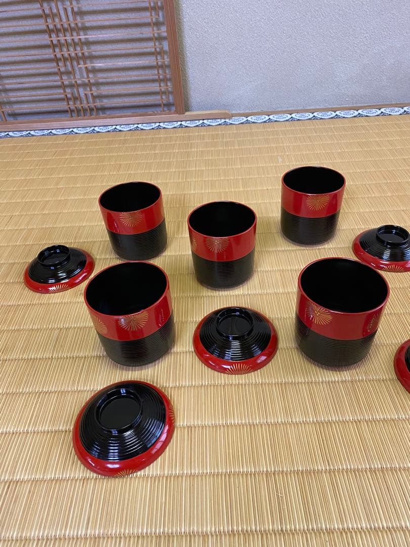 茶道具/懐石道具 木製 懐石皆具一揃 五客揃 茶会席 工芸品