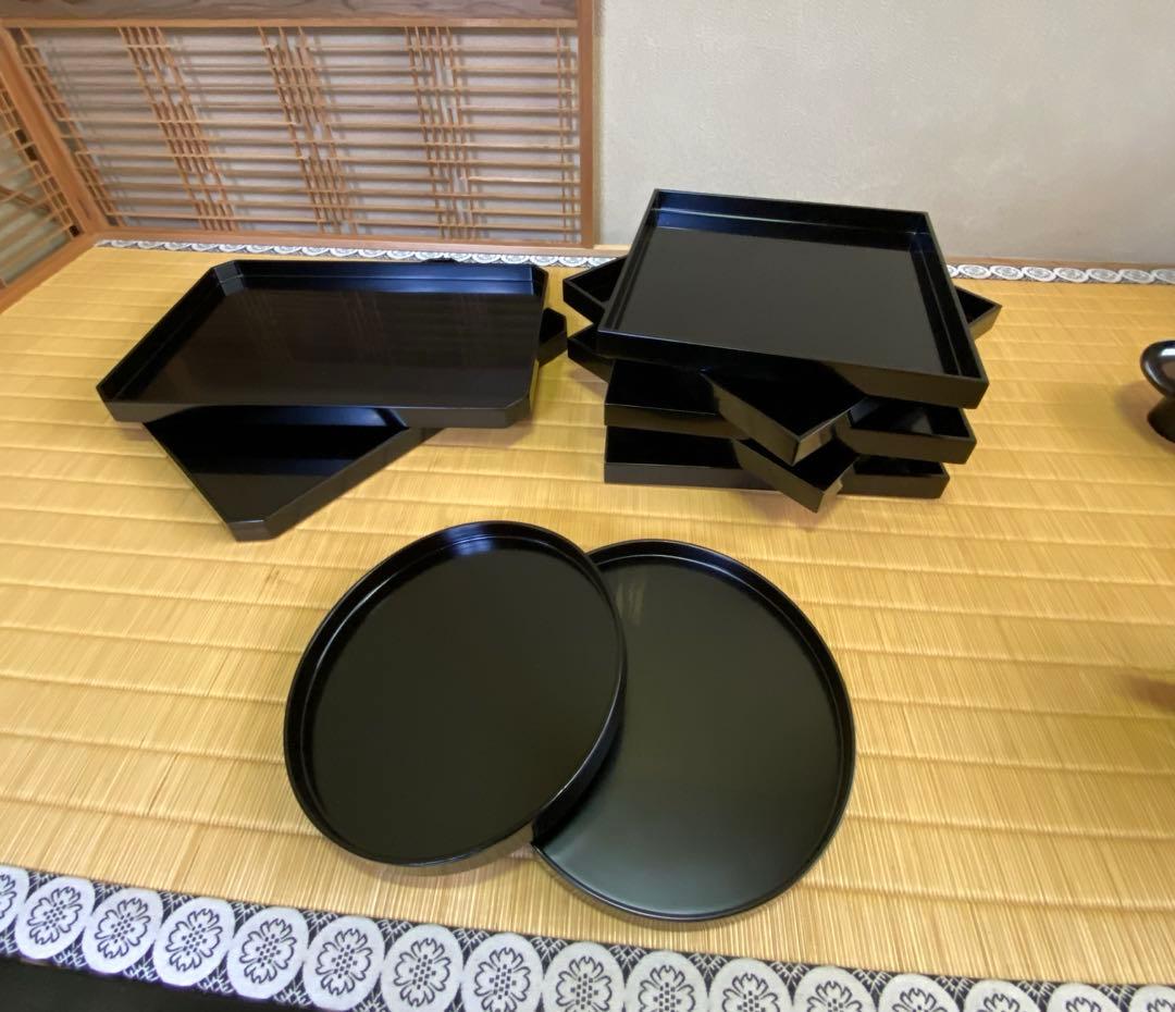 茶道具/懐石道具 木製 懐石皆具一揃 五客揃 茶会席 工芸品