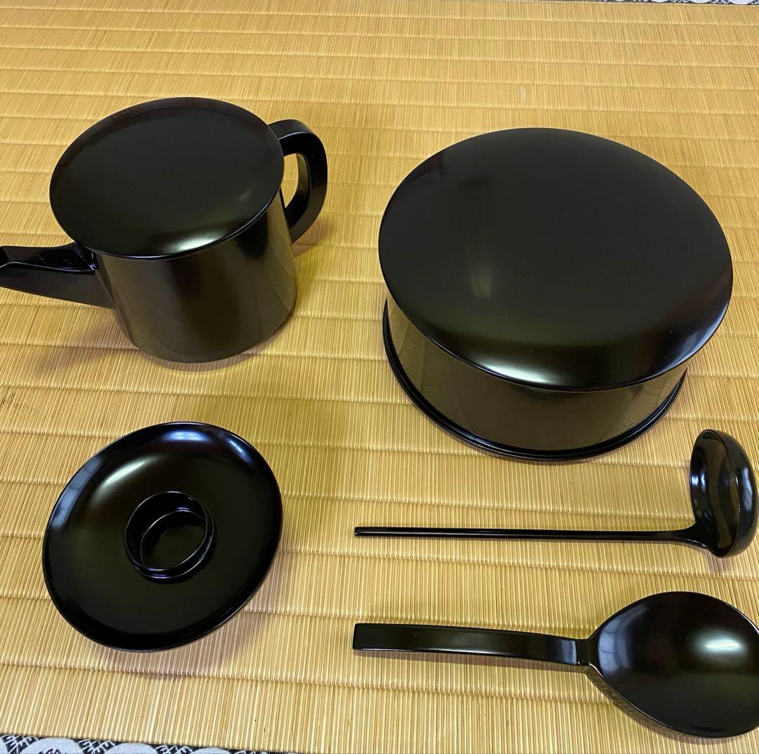 茶道具/懐石道具 木製 懐石皆具一揃 五客揃 茶会席 工芸品