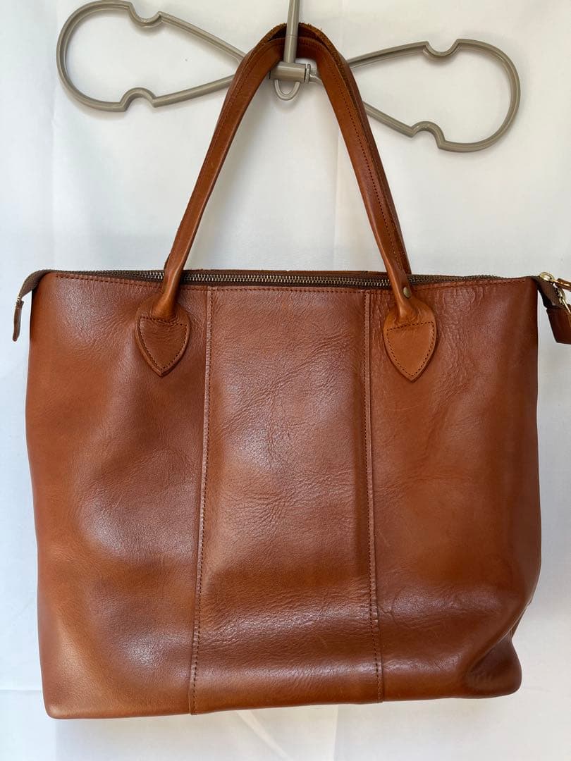TIDEWAYトールトート（D/ FUSTENER TALL TOTE）ブラウン