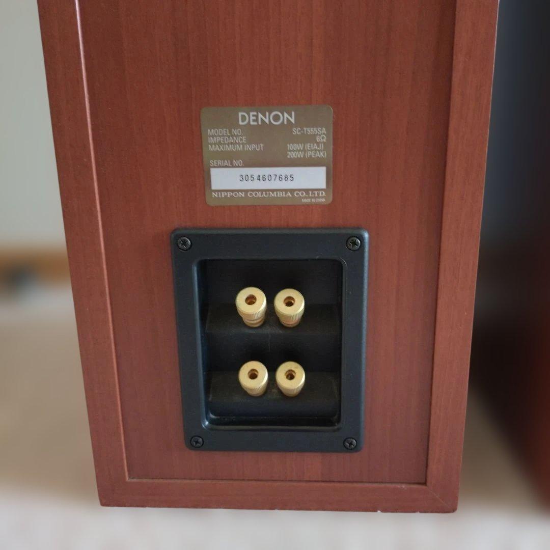 DENON トールボーイスピーカー システム SC-T555SA　ペア