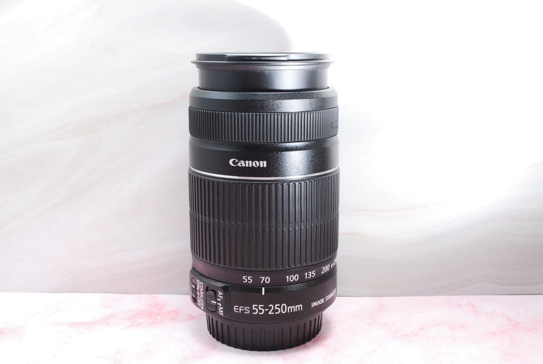 望遠レンズ✨Canon EF-S 55-250mm IS II✨手ぶれ補正付き