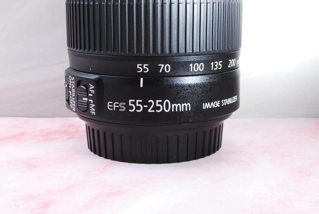 望遠レンズ✨Canon EF-S 55-250mm IS II✨手ぶれ補正付き