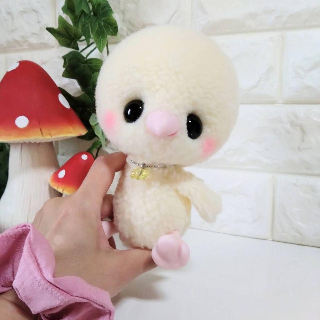 ぬいぐるみ✽アートドール✽インコのぴっぴちゃん✽大サイズ