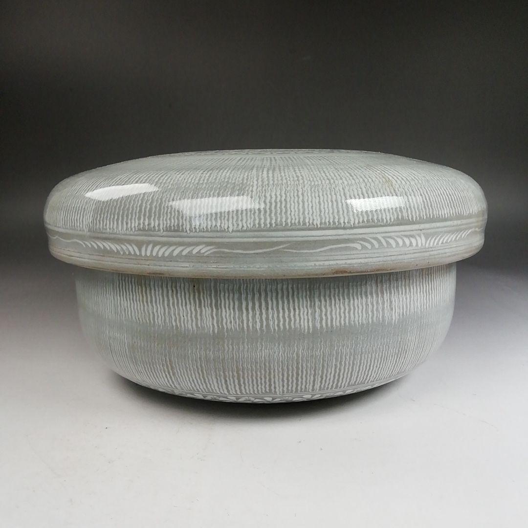 Ｗ３５７　喰籠　『三島　喰籠』『陶楽 造』　共箱　菓子器　茶道具