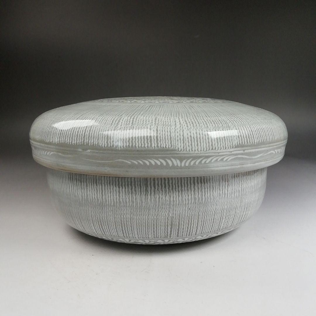 Ｗ３５７　喰籠　『三島　喰籠』『陶楽 造』　共箱　菓子器　茶道具