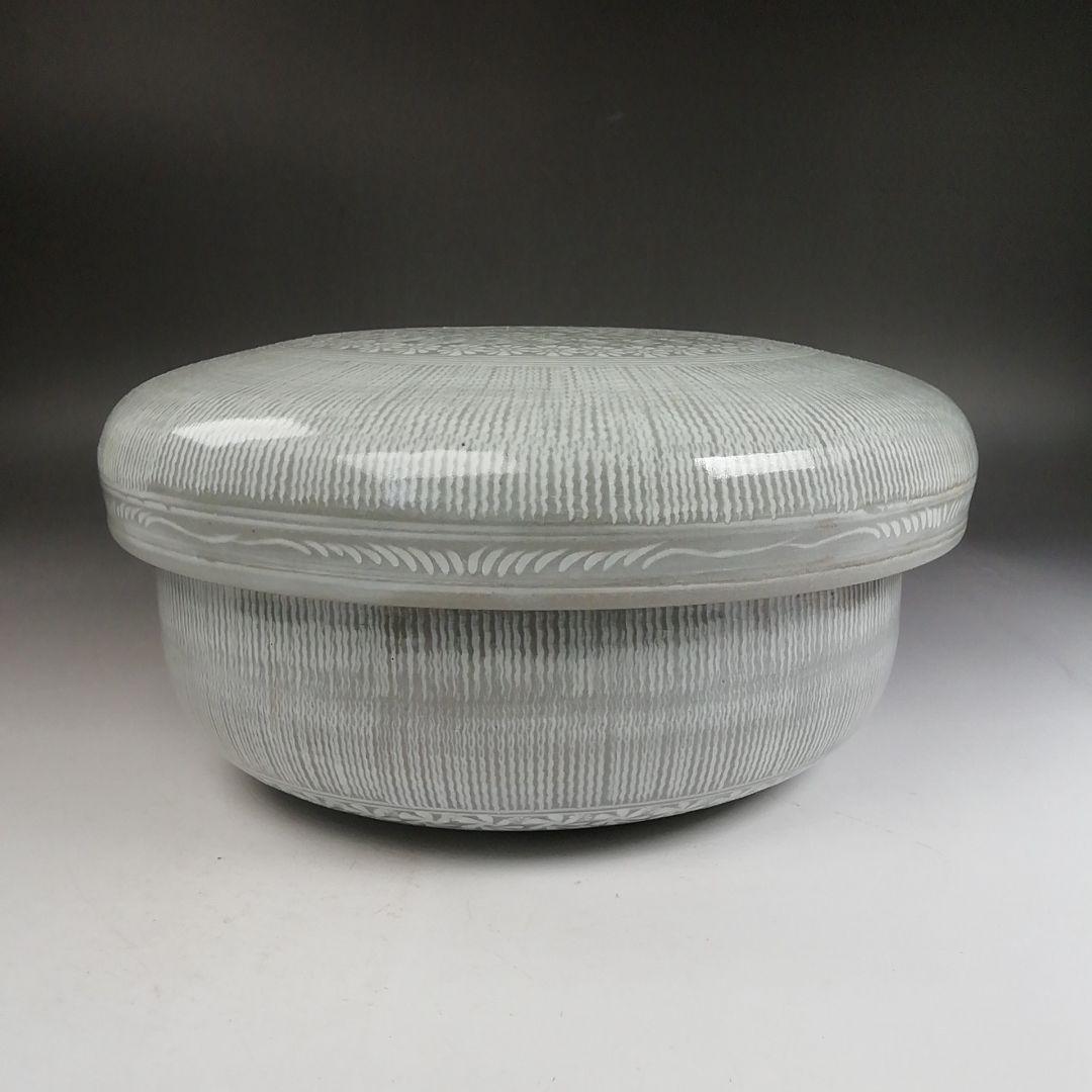 Ｗ３５７　喰籠　『三島　喰籠』『陶楽 造』　共箱　菓子器　茶道具