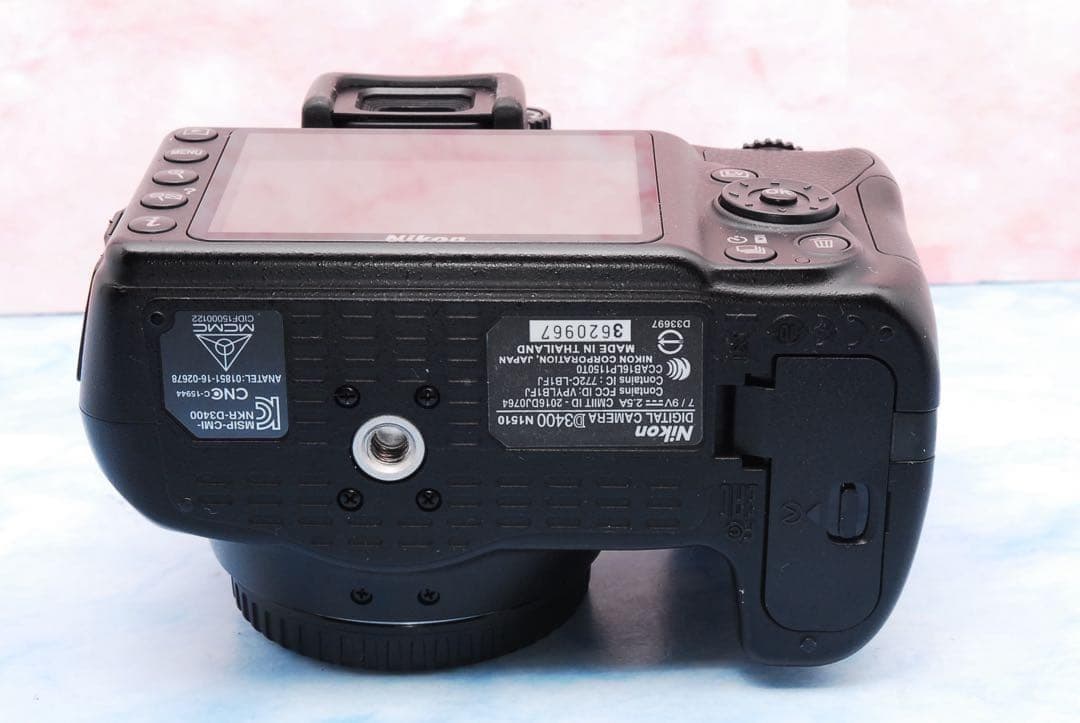 ★Nikon D3400★一眼レフカメラ★美品＆S数少の良品★スマホ転送OK
