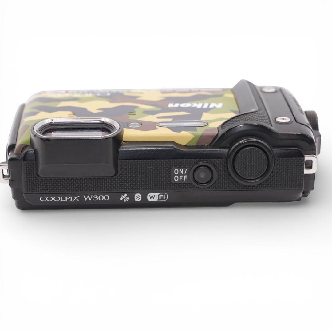 【美品】Nikon ニコン COOLPIX W300 迷彩 作例あり 付属品完備