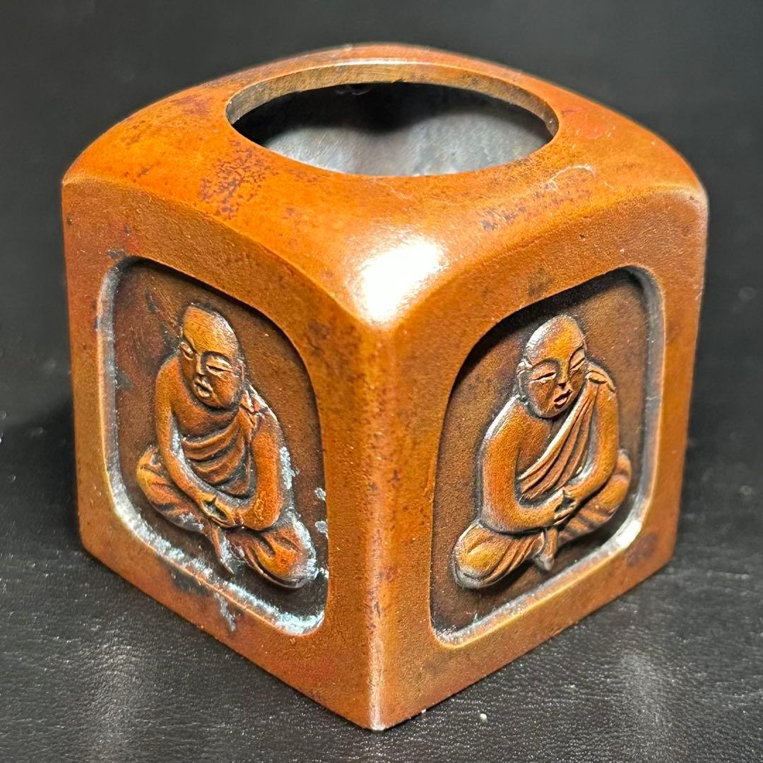★茶道具/金属工芸/陶磁器！蓋置 色々 まとめて 5個！共箱！★