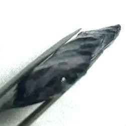 黒曜石ナイフ ○ナイフ一周全てが、刀です。古代人の知恵の逸品では。