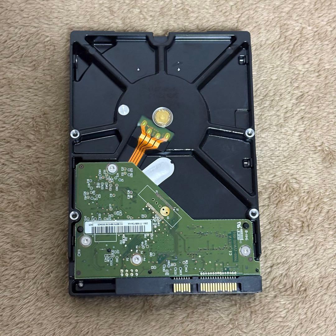 【使用162時間】WDC-WD20EARX 2TB HDD ケース電源ケーブル付