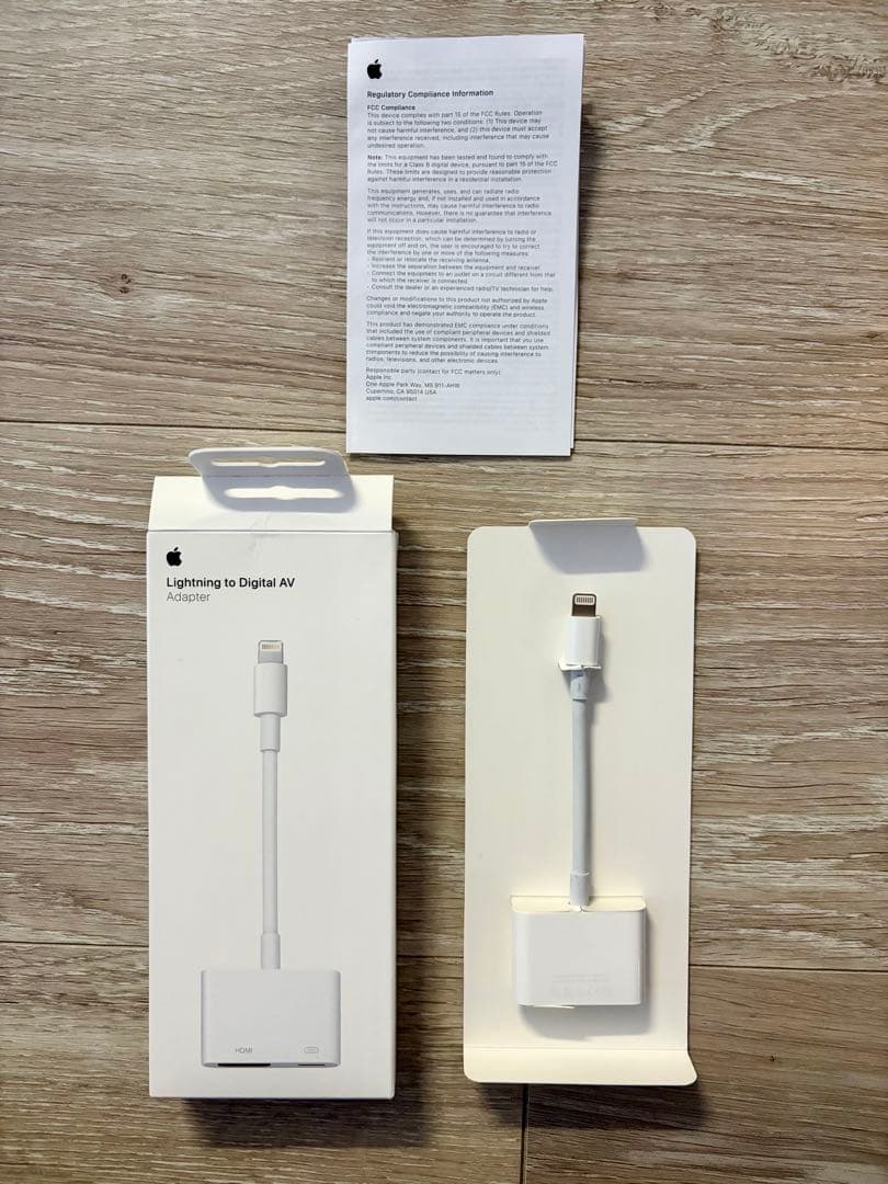 【美品】Apple 純正Lightning to HDMI 変換アダプタ