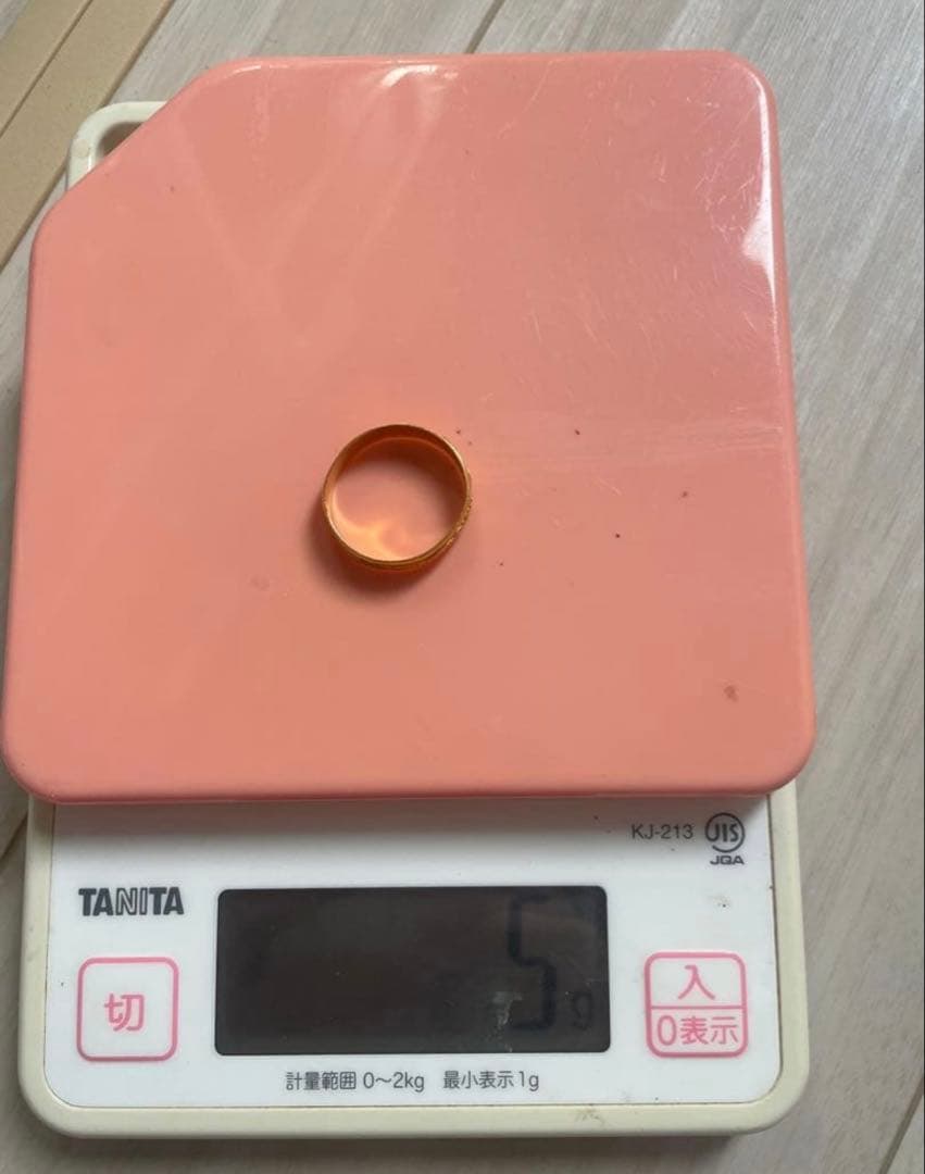 足金　足金　リング　純金