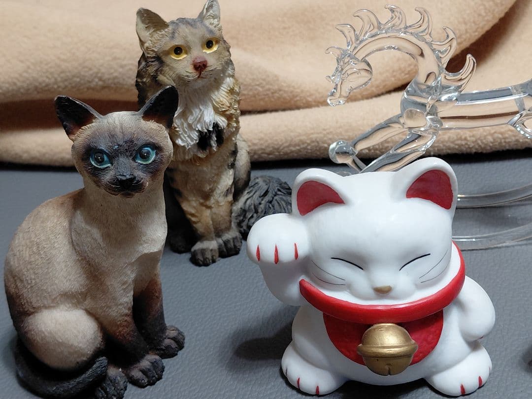 【 動物 アニマル 陶器 ガラス アンティーク 置物 ミニチュア 】